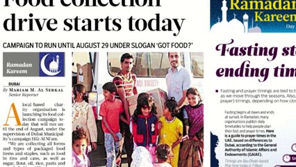 Hotels share how they reduce food wastage during Ramadan