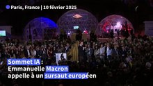 IA : Macron appelle à un "sursaut" européen