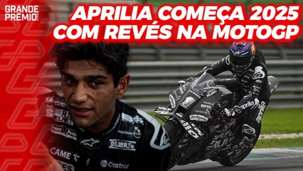 APRILIA COMEÇA 2025 COM PÉ ESQUERDO NA MOTOGP