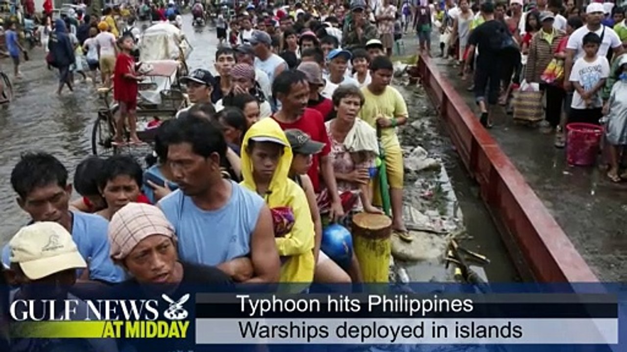 Typhoon hits Philippines - GNMidday