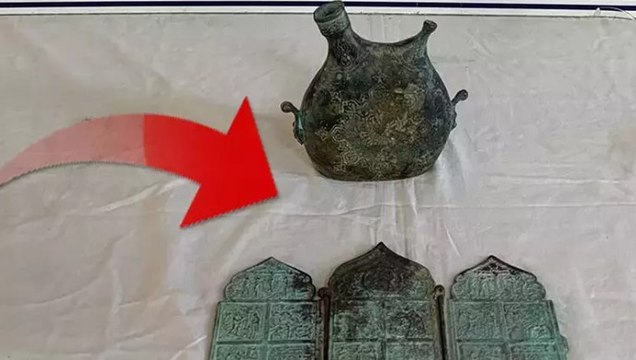 Tarihi eser operasyonunda Bizans dönemine ait levha ele geçirildi