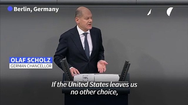 Germany's Scholz says Europe will respond 'together' to US tariffs