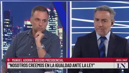 Papelón: Majul entrevistó a Adorni y habló de "machicidios"