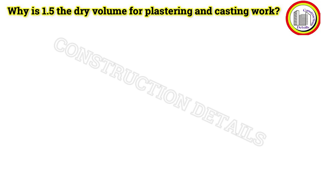 what is 1.54 in concrete | dry volume of concrete | why 1.54 factor in concrete | construction detai