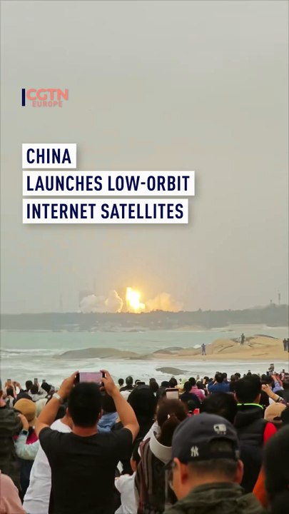 China launches satellites for internet constellation