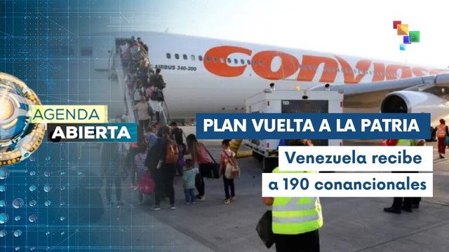 Aterriza en Venezuela primer avión de connacionales provenientes de EE.UU.