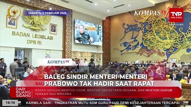 Bahas Revisi UU Minerba, Baleg DPR Sindir Bahlil hingga Prasetyo Hadi Tak Hadir Rapat