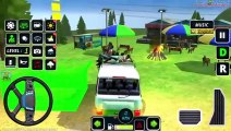 Mini coach bus driving 3d offroad van simulator
