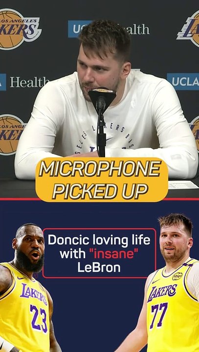 Doncic loving life in LA with 'insane' LeBron
