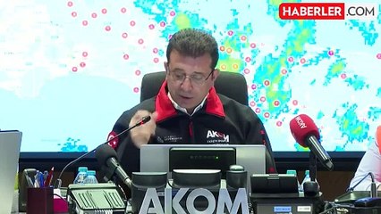 İstanbul kar alarmı! Apar topar AKOM'a geçen İmamoğlu saat verip uyardı