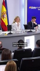 Yolanda Díaz asegura haberse enterado por los medios de comunicación de que el SMI tributará