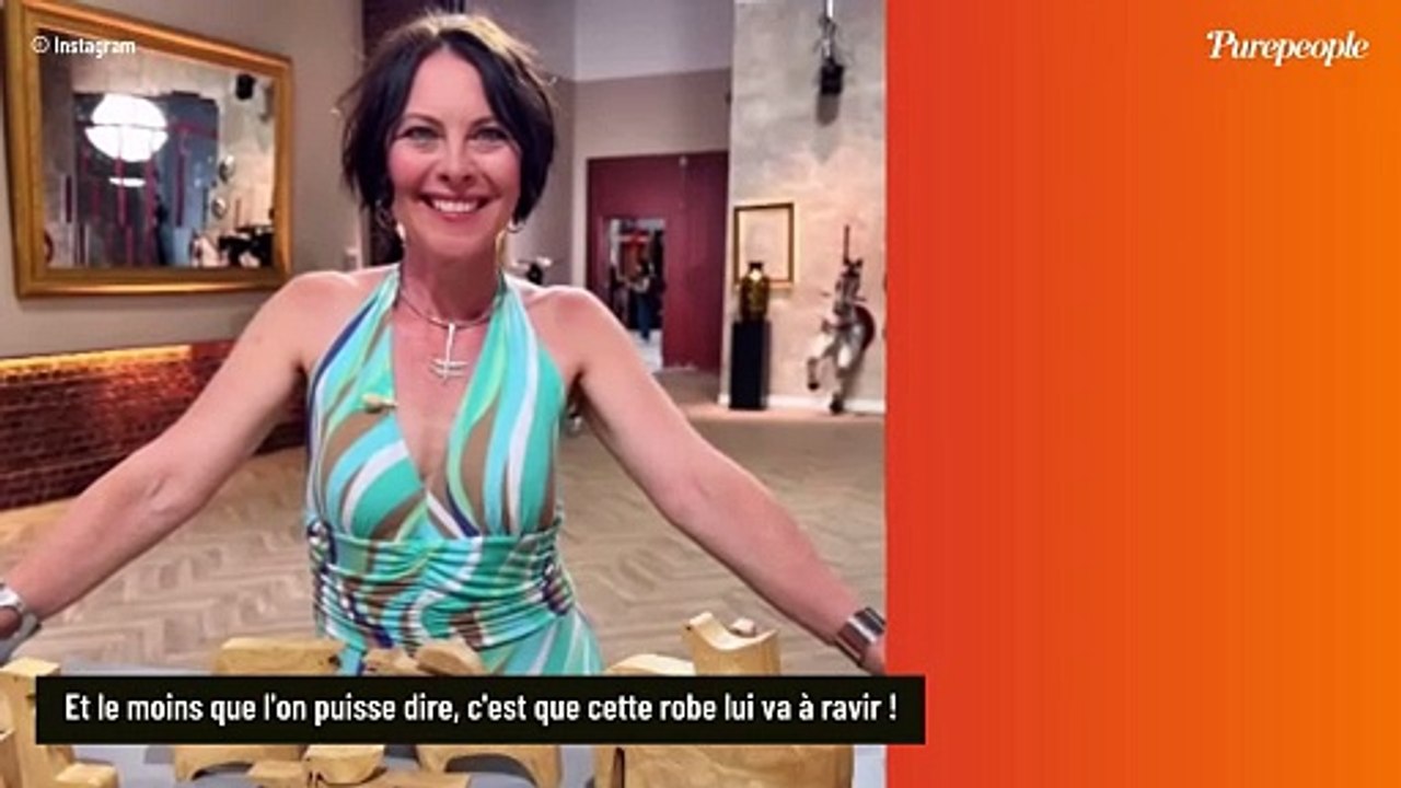 Dans le dressing de Laetitia Mercier (Affaire conclue) : sa robe à la coupe idéale date d'il y a plus de 15 ans !