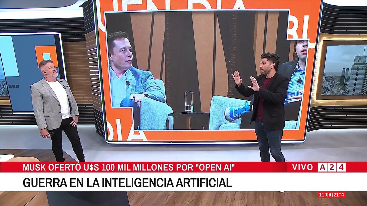 🔴 GUERRA IA: Elon Musk ofrece usd 100 mil millones para recomprar OpenAI, pero es rechazado por Sam Altman