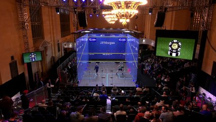 PSA Squash Tour -Tournament of Champions 2025 New York (2eme tour) - Grégoire Marche - Baptiste Masotti