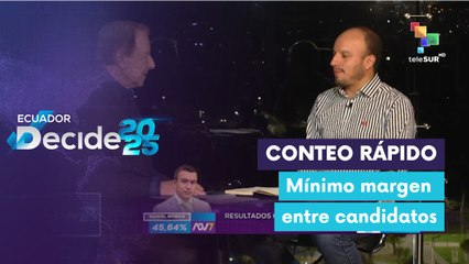 Burbano: conteo rápido descarta fraude electoral