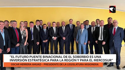 El futuro puente binacional de El Soberbio es una inversión estratégica para la región y para el Mercosur
