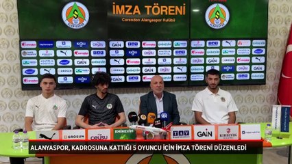 Alanyaspor'da imza şov! 5 transfer birden