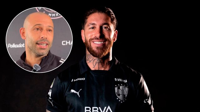 Mascherano técnico del Inter Miami sobre la llegada de Sergio Ramos a Monterrey