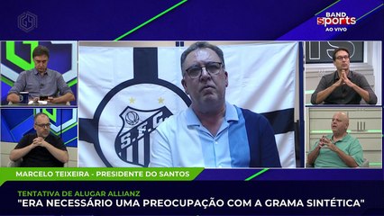 "A CAMPANHA DO SANTOS NÃO É BOA", AFIRMA MARCELO TEIXEIRA EM ENTREVISTA AO G4