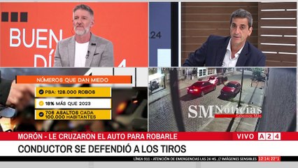 🚨 TIROTEO EN MORÓN:UN POLICÍA DE CIVIL DE DEFENDIÓ A LOS TIROS DE DELINCUENTES