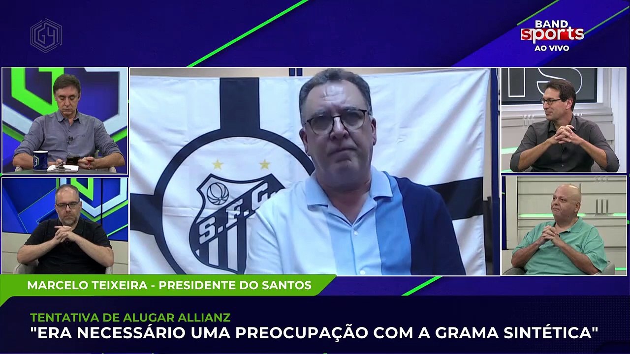 NEYMAR VAI COMPRAR O SANTOS? O PEIXE VAI VIRAR SAF? MARCELO TEIXEIRA RESPONDE NO G4