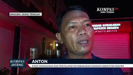 Pabrik Sepatu di Sragen Terbakar
