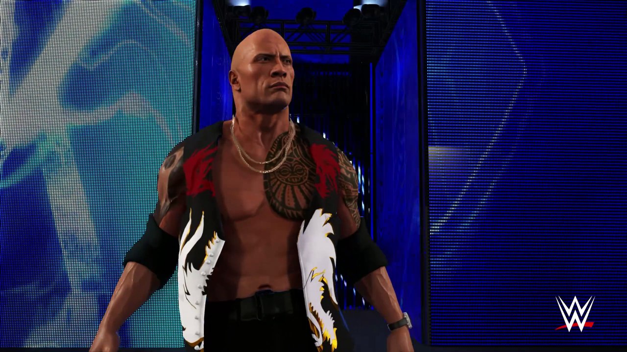 WWE 2K24 - The Rock vs. Bobby Lashley - No Holds Barred Match at Raw - PS5