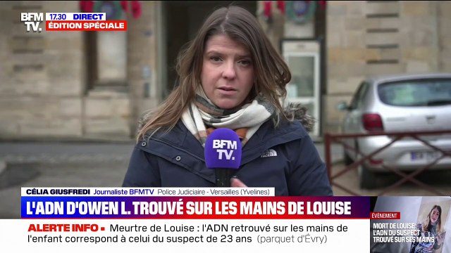 Meurtre de Louise: des traces de griffure retrouvées sur les mains d'Owen L.