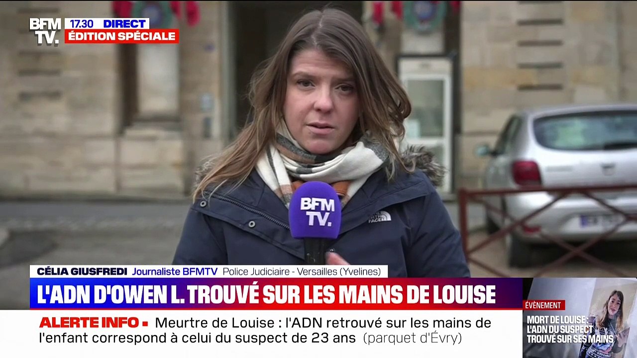 Meurtre de Louise: des traces de griffure retrouvées sur les mains d'Owen L.