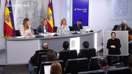 Pilar Alegría y Yolanda Díaz se enfrentan en plena rueda de prensa