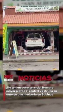 Un hombre de la tercera edad provocó un fuerte acc1dente en la zona centro de la ciudad. El incidente ocurrió en el cruce de las calles Emilio Carranza, Zaragoza y Madero de Sabinas