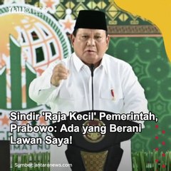 Sindir 'Raja Kecil' Pemerintah, Prabowo: Ada yang Berani Lawan Saya!