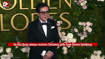 Ke Huy Quan always gets Christmas gifts from Steven Spielberg