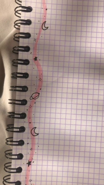 Border design idea for notebook