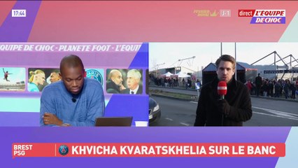 Le PSG avec une attaque Barcola-Dembélé-Doué face à Brest - Foot - C1