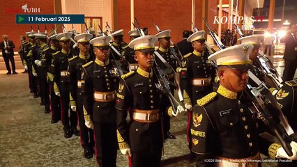 Hujan-hujanan! Prabowo Sambut Kedatangan Presiden Erdogan di Lanud Halim Perdanakusuma