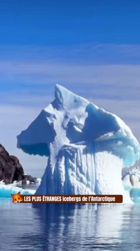LE PLUS ÉTRANGE icebergs de l’Antarctique