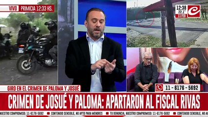 Crimen de Josué y Paloma: apartaron al fiscal