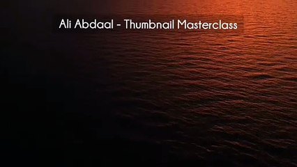 (courseslibrary.com)Ali Abdaal - Thumbnail Masterclass Course download
