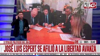 José Luis Espert se afilió a La Libertad Avanza