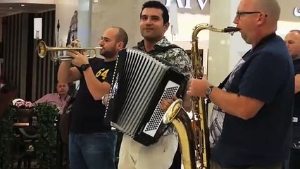 Flash mob surprises shoppers in a Dubai mall