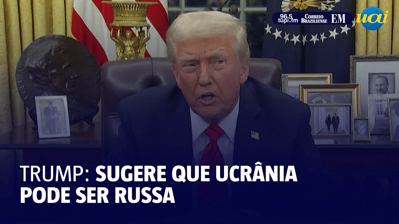 Trump sugere que Ucrânia pode ser russa antes de reunião entre Zelensky e Vance