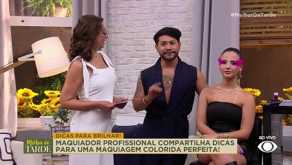 Maquiagem de Carnaval: como fazer versão fácil e com MUITO BRILHO | Melhor da Tarde