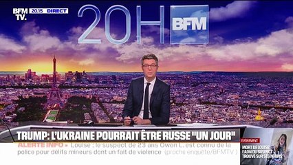 L'Ukraine "peut devenir russe un jour": les Ukrainiens s'indignent des propos de Donald Trump