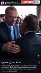 Seçtiği şarkı gündem oldu! Malezya Başbakanı İbrahim'den bomba Erdoğan paylaşımı