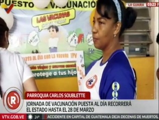 La Guaira | Familias de la parroquia Carlos Soublette son beneficiados con jornada de vacunación