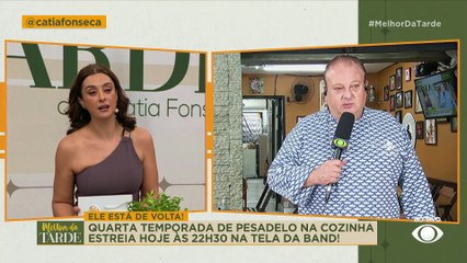 Jacquin fala sobre restaurantes de Pesadelo na Cozinha: "Rezo pela minha saúde" | Melhor da Tarde