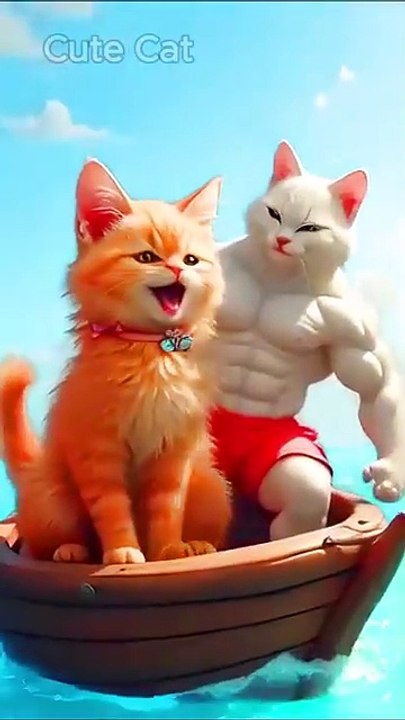 Super animated cat