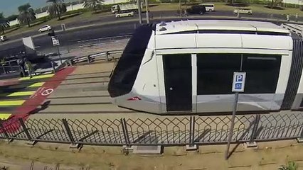 The Dubai Tram rolls out to the public