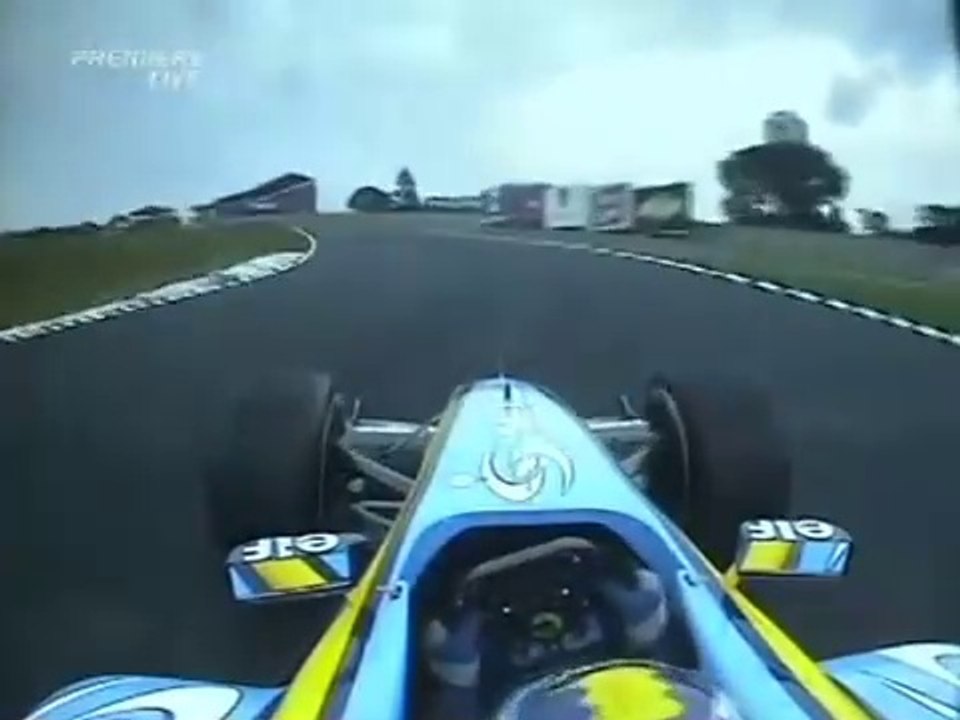 F1 – Fernando Alonso (Renault V10) Onboard – Brazil 2004